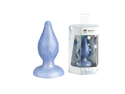 Slixed Diamond Fantasy Liquid Silicone Anal Plug