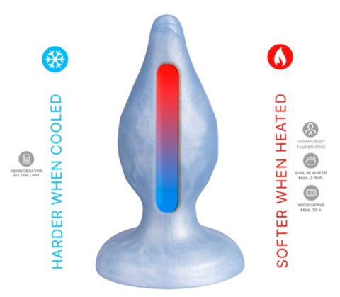 Slixed Diamond Fantasy Liquid Silicone Anal Plug