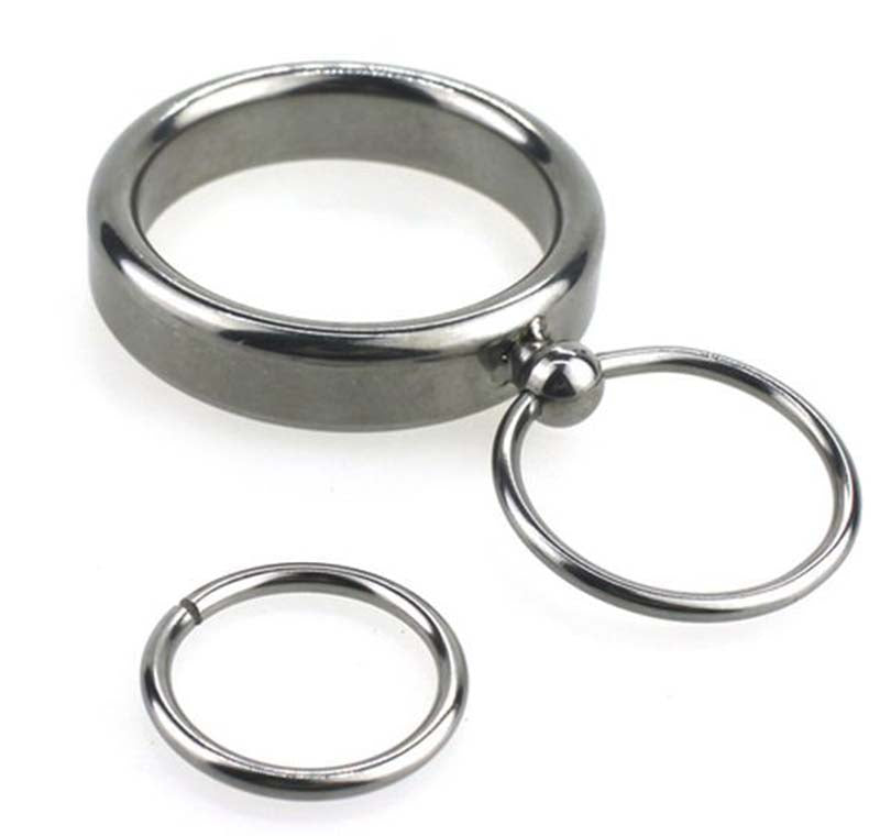 Lead Me Stainless Steel Cock Ring - - Steel Cock Rings