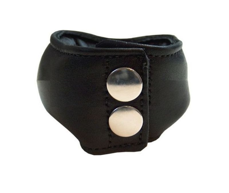 Leather Ball Stretcher Weight - - Ball and Cock Toys