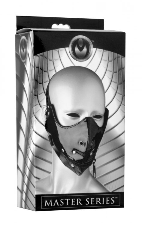 Lektor Zipper Mouth Muzzle - - Bondage Hoods