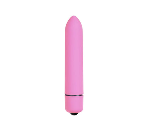 Love In Leather 10 Speed Bullet Vibrator 7 Functions 3 Speeds Silicone - Bullet Vibrators