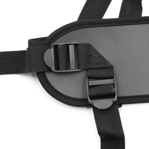 Love In Leather Adjustable Strap On With Back Support and Wide Back Panel - Strap On Sextoys