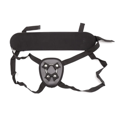 Love In Leather Adjustable Strap On With Back Support and Wide Back Panel - Strap On Sextoys