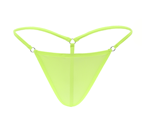 Love In Leather Womens Mesh Micro Sexy G String Panty Fluro - G-Strings, Panties and Shorts