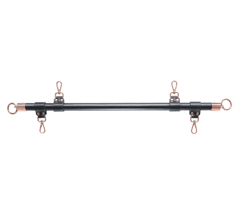 Love In Leather Faux Leather BDSM Bar Shackle Spreader Restraint System - Spreaders and Hangers