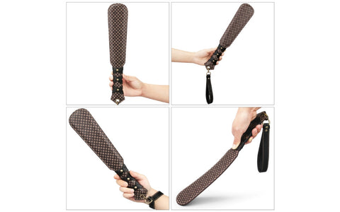 Lovetoy 23.5 Inches PU Leather Rebellion Reign Flogger - Whips And Crops