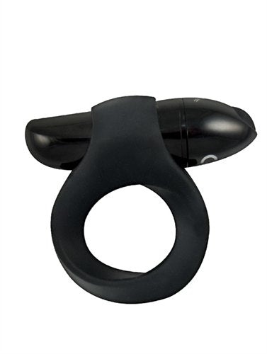 Mack Tuff Power Vibrating Cock Ring Black - - Cock Rings