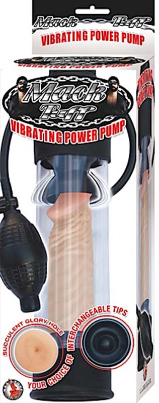 Mack Tuff Vibrating Power Pump Black - - Pumps, Extenders And Sleeves
