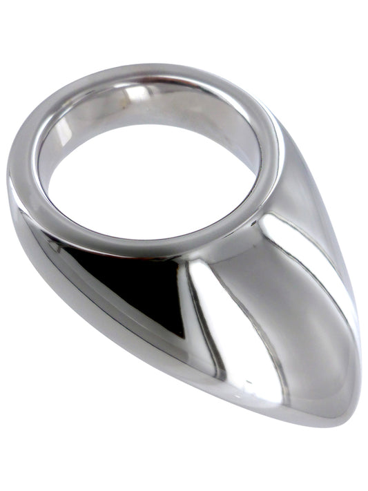 Master Series Taint Licker Cock Ring Small - - Steel Cock Rings