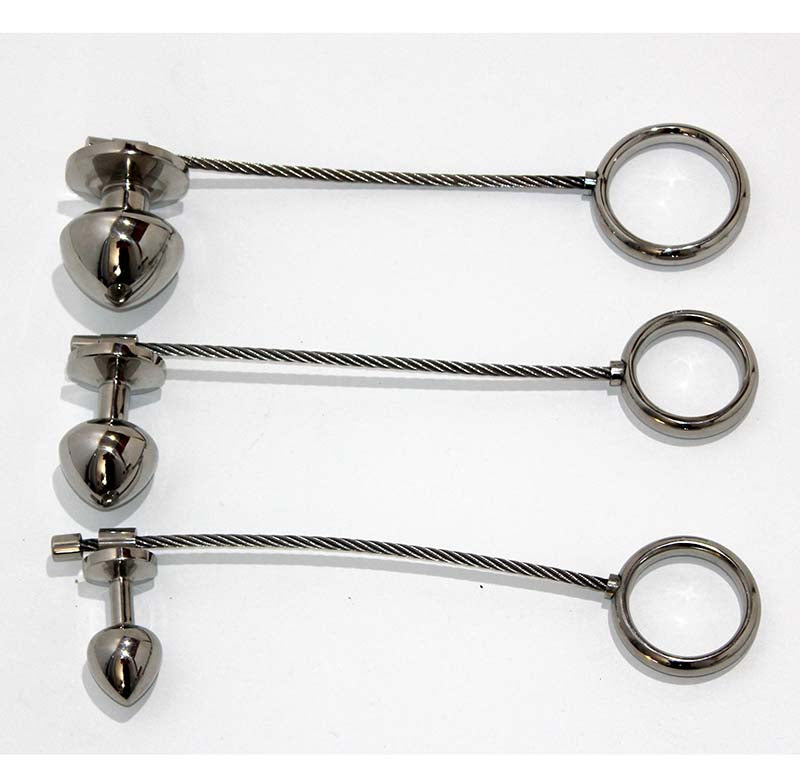 Metal Plug & Cock Ring - - Spreaders and Hangers
