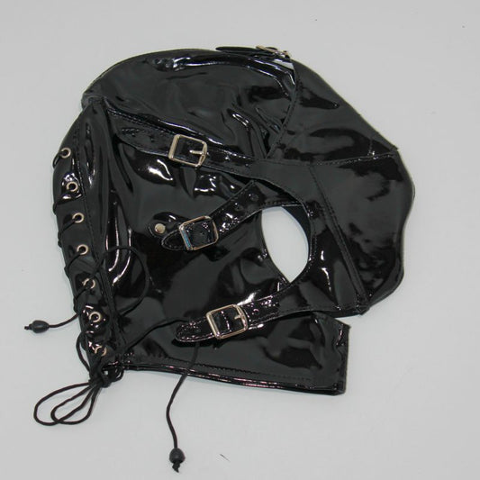 Multiplex Bondage Hood Leather - - Bondage Hoods