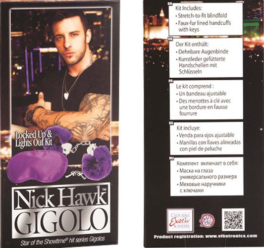 Nick Hawk GIGOLO Locked Up & Lights Out Kit - - Sex Kits