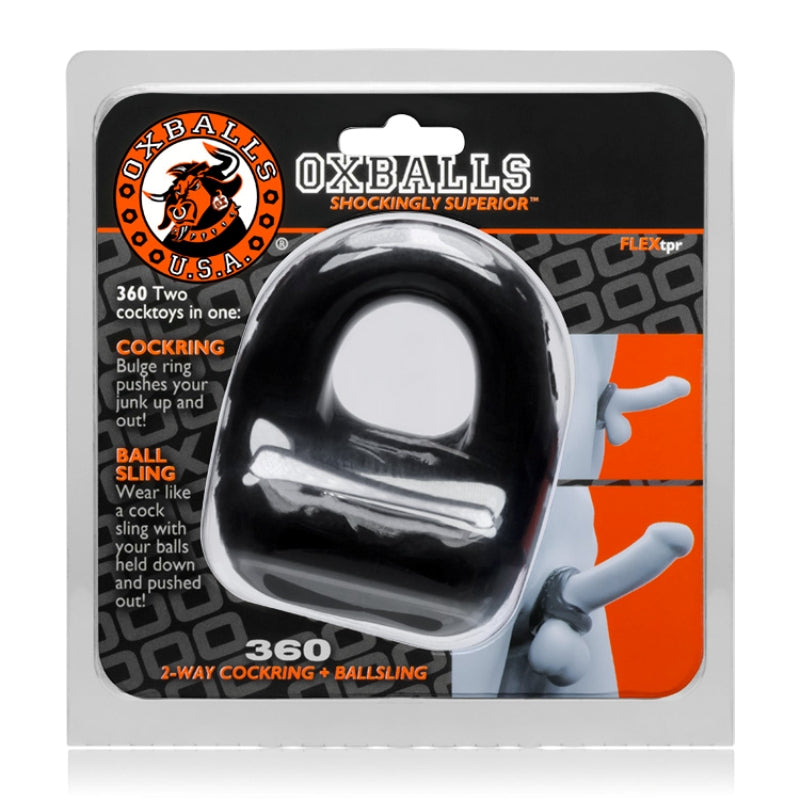 Oxballs 360 2-Way Cock Ring and Ball Sling - - Ball and Cock Toys