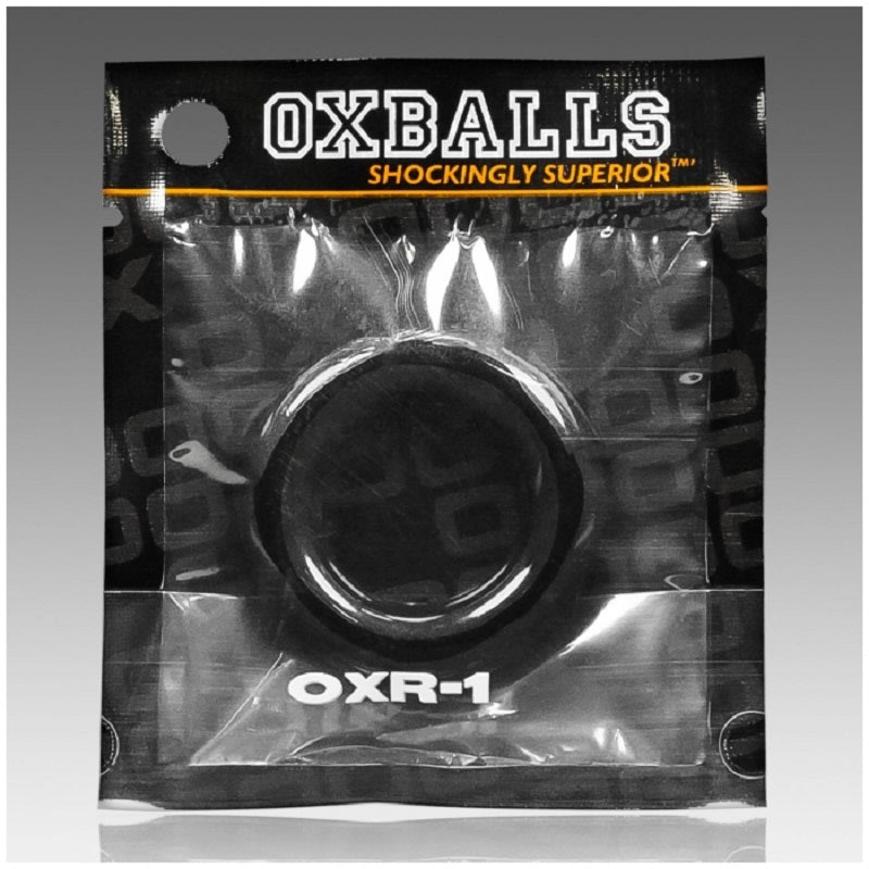 Oxballs OXR-1 Jelly Cock Ring Black - - Stretchy Cock Rings