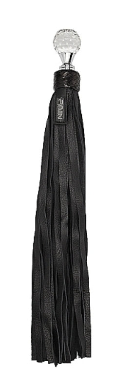 Pain Classic Designer Flogger with Round Sparkling Handle - - Whips And Crops