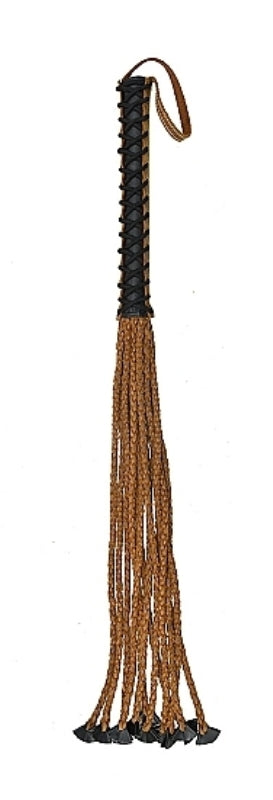 Pain Medieval Braided Whip with 12 Tails - - Whips And Crops