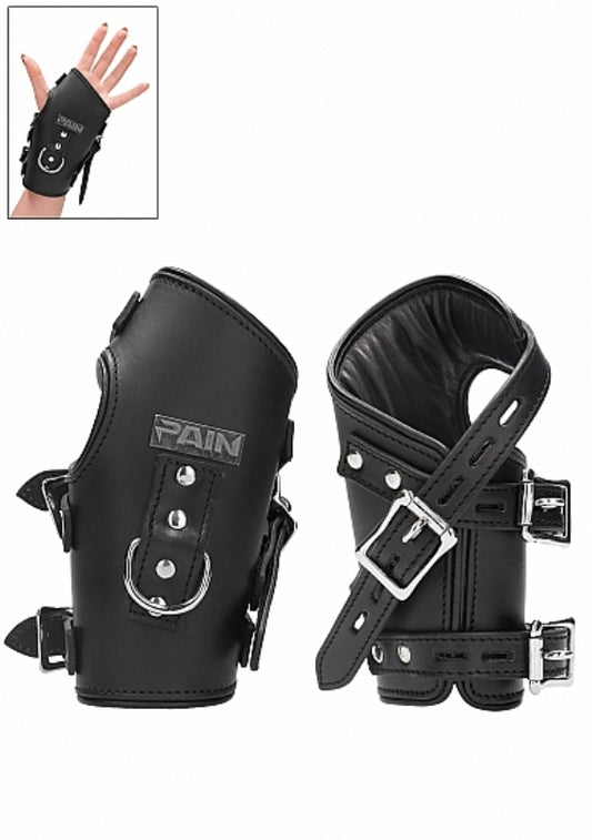 Pain Wrap-Around Leather Suspension Wrist Cuffs - - Cuffs And Restraints