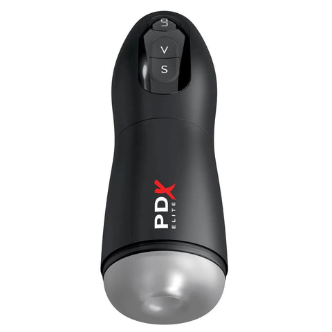 Pipedream Products PDX Elite Suck O Matic Vibrating Male Masturbator with Suction - Realistic Butts And Vaginas