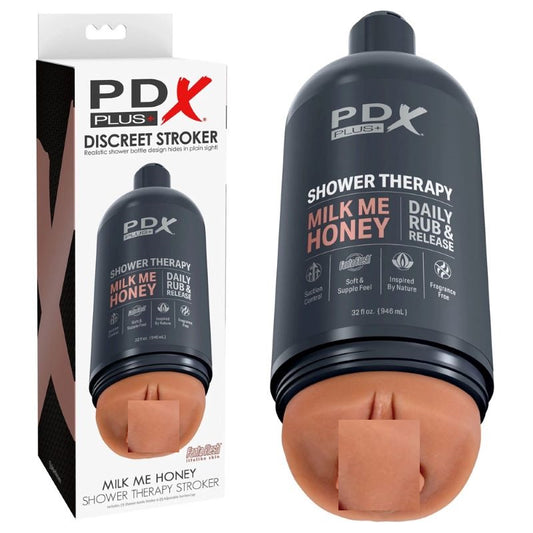 PDX Plus Shower Therapy - Milk Me Honey - - Realistic Butts And Vaginas