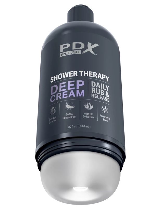 PDX Plus Shower Therapy - Deep Cream - - Masturbators and Strokers