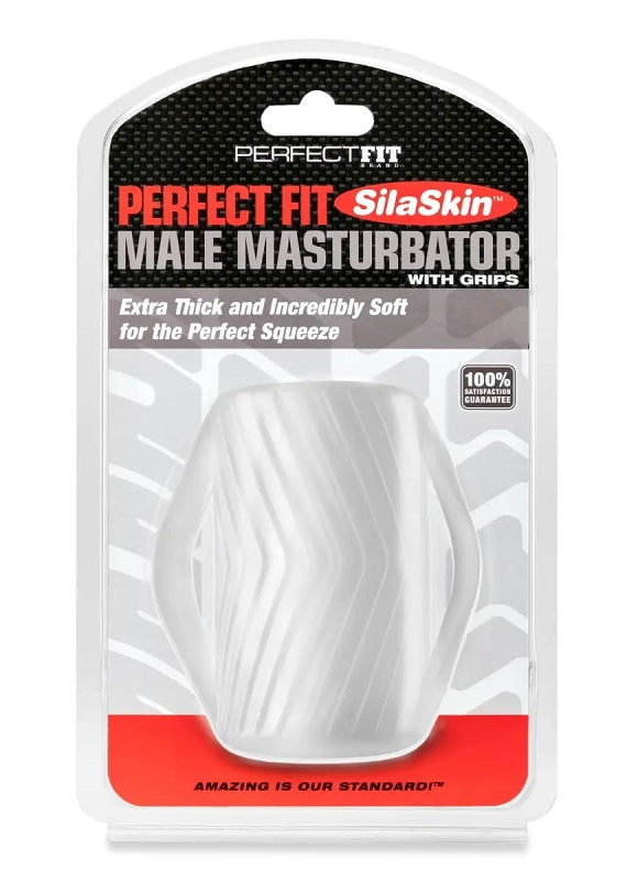 Perfect Fit Male Masturbator with Grips - - Masturbators and Strokers