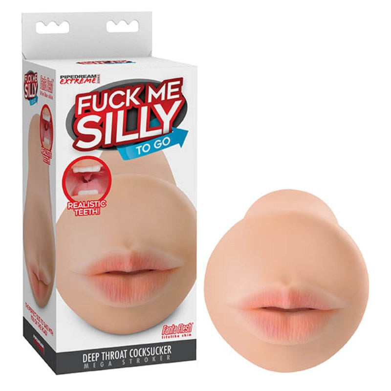 Pipedream Extreme Toyz Fuck Me Silly To Go Deep Throat Cock Suck - - Masturbators and Strokers
