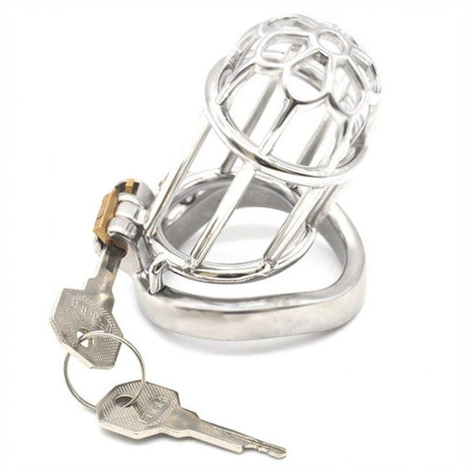 Plum Blossom Bend Ring Chastity Device