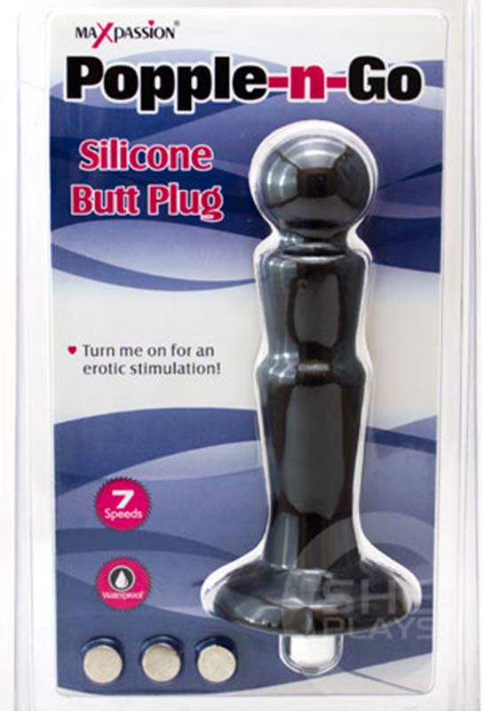 Popple-n-Go Silicone Butt Plug - - Butt Plugs