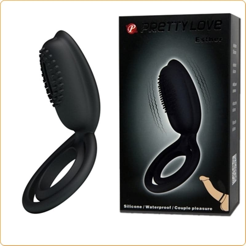 Esther Vibration Cock Ring - - Ball and Cock Toys