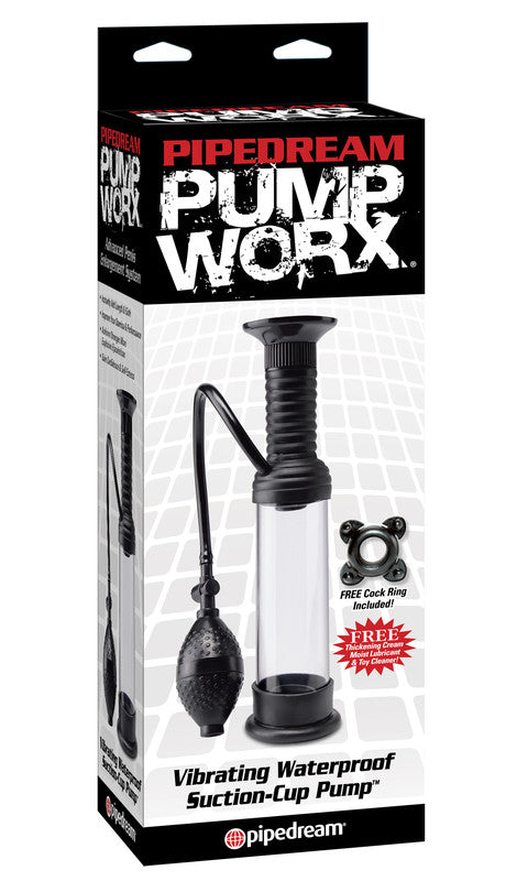 Pump Worx Vibrating Waterproof Suction-Cup Pump
