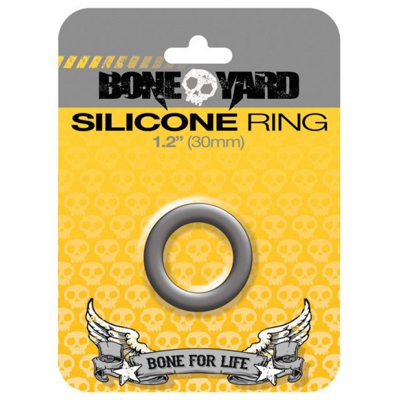 Boneyard Silicone Ring Grey 40MM - - Cock Rings