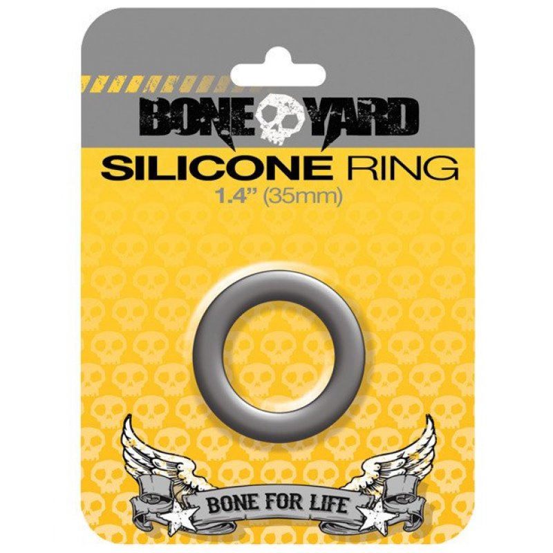 Boneyard Silicone Ring Grey 40MM - - Cock Rings