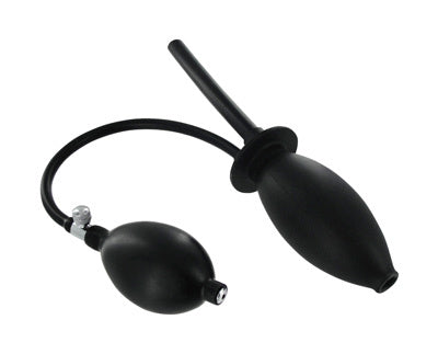 CleanStream Inflatable Enema Plug Black - - Enemas and Douches