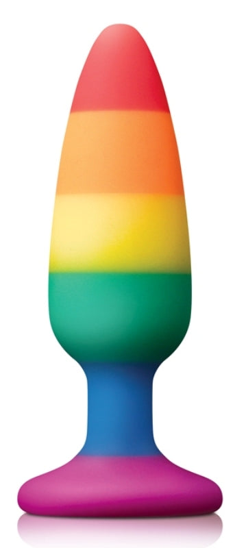 Colours Pride Edition Pleasure Plug Rainbow Medium - - Butt Plugs