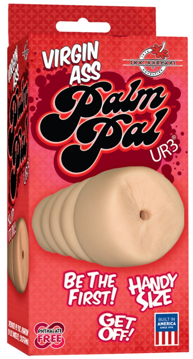 Doc Johnson Palm Pal UR3 Virgin Ass Flesh - - Masturbators and Strokers