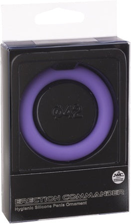 Erection Commander Cock Ring Lavender - - Cock Rings