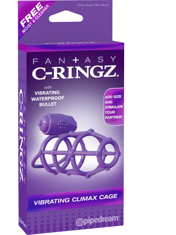 Fantasy C-Ringz Vibrating Climax Cage - - Cock Rings