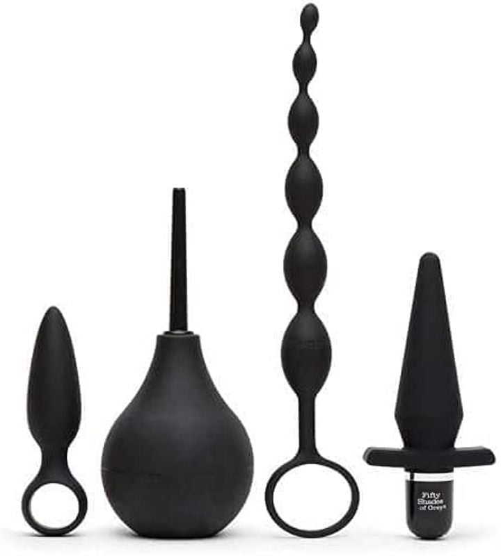 Fifty Shades of Grey Pleasure Overload Starter Anal Kit - - Butt Plugs