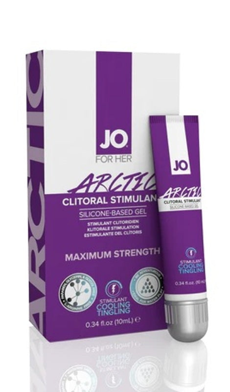 JO Clitoral Gel Tingling G-spot Arctic 0.34 Oz / 10 ml - - Silicone Based Lubes