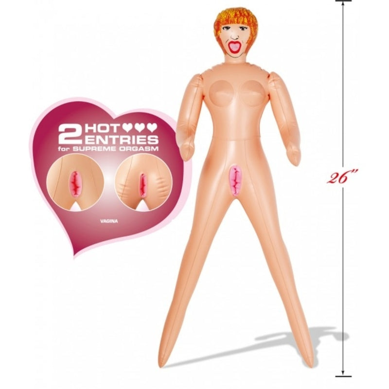 Romping Rosy Mini Inflatable Doll - - Love Dolls