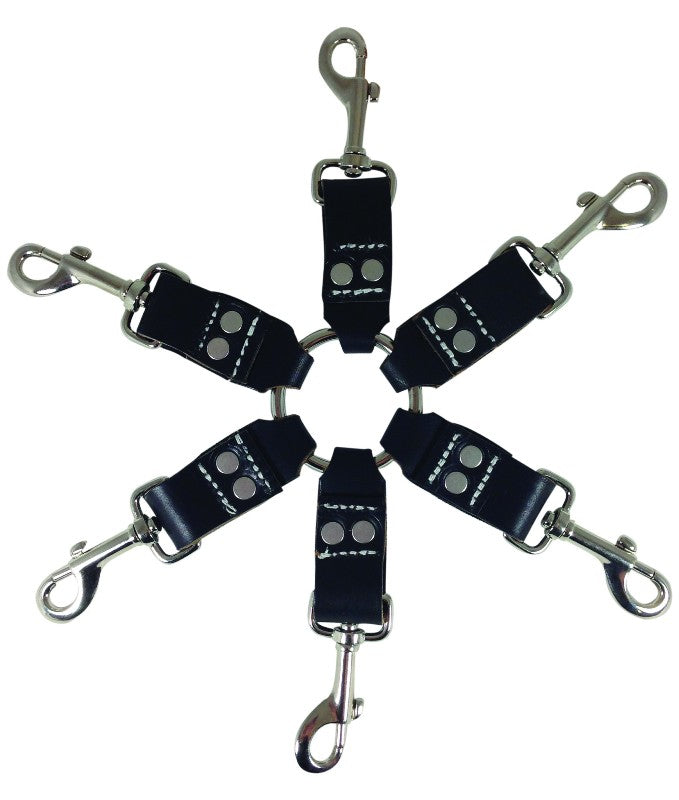 Sportsheets Edge Leather 6 Point Hog Tie - - Spreaders and Hangers