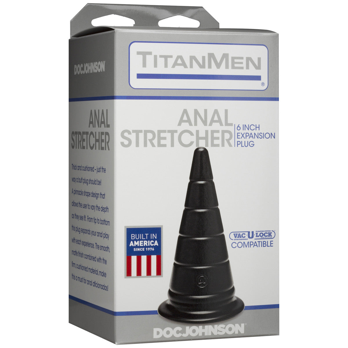 TitanMen Anal Stretcher 6 inch Black - - Spreaders and Hangers