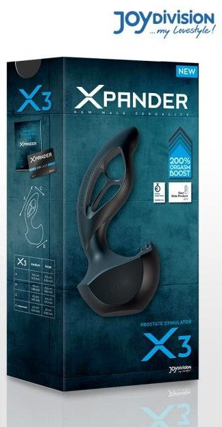 XPANDER X3 Deep Black - - Prostate Toys