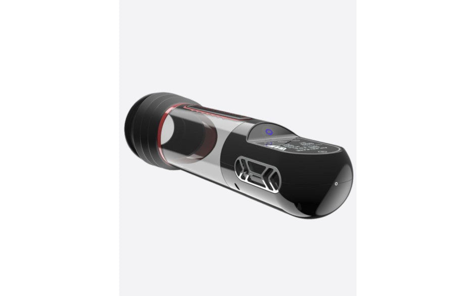 ISP90 Curve Infrared Automatic LCD Penis Pump Red - Penis Pumps And Stretchers