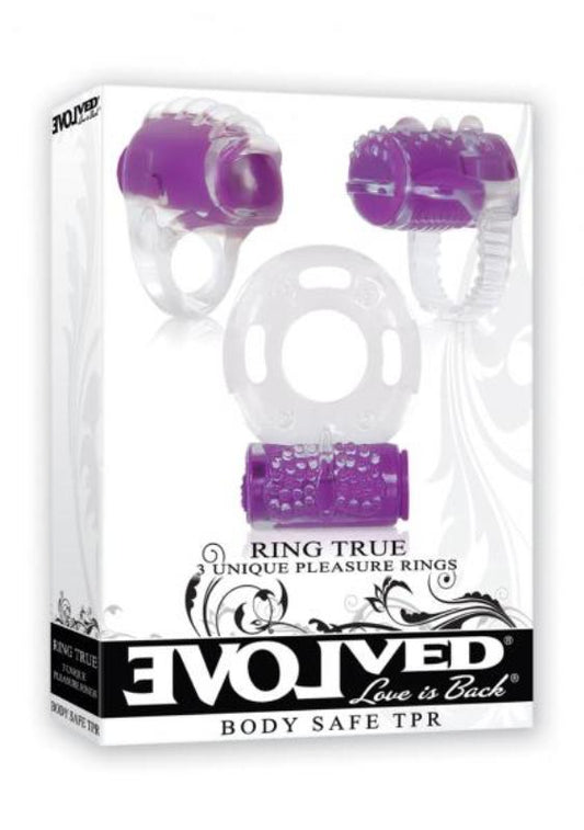 Ring True 3 Unique Pleasure Rings - - Cock Rings