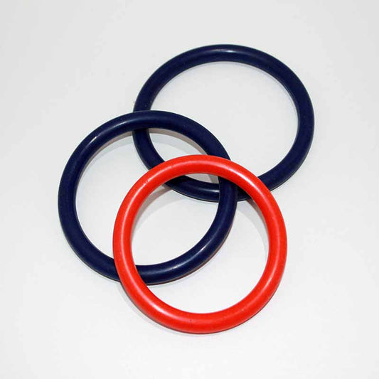 Rubber Stretchy Cock & Ball Ring 58mm Diameter - White - Cock Rings