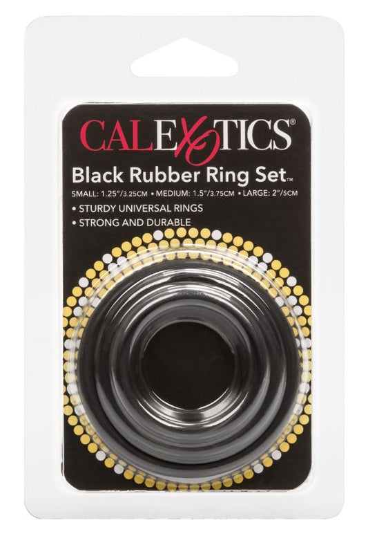 Rubber Ring Set Black 3