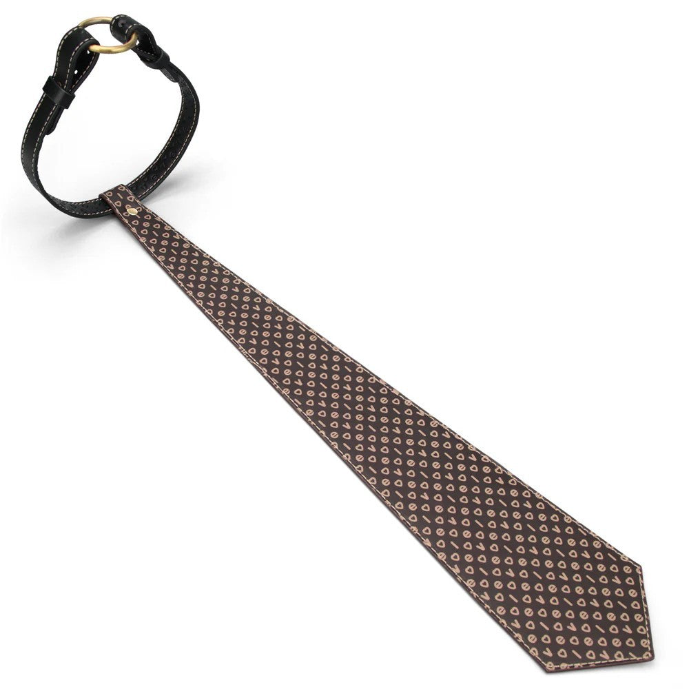 Lovetoy Bondage Tie Collar With Adjustable Strap - Collars and Leads