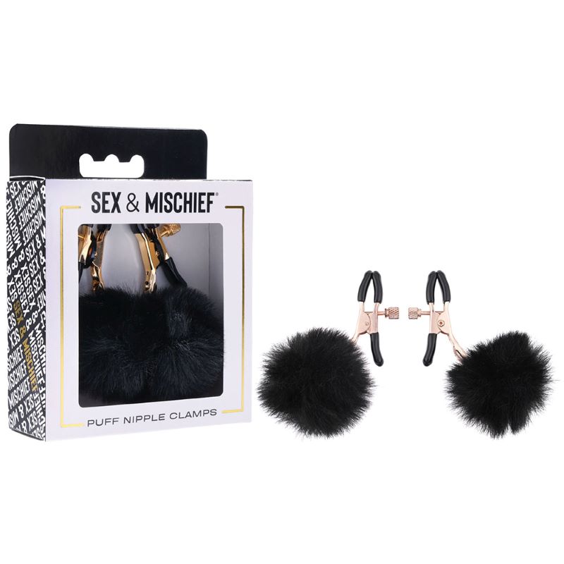 S&M Puff Nipple Clamps - - Nipple and Clit Clamps
